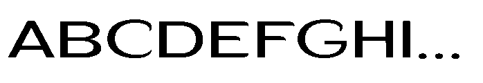 Velion Extra Expanded Font UPPERCASE