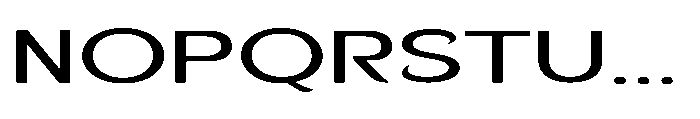 Velion Extra Expanded Font UPPERCASE