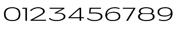 Velion Extra Light Extra Expanded Font OTHER CHARS