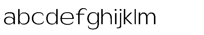 Velion Extra Light Semi Expanded FONT