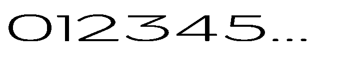 Velion Extra Light Ultra Expanded Font OTHER CHARS