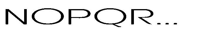 Velion Extra Light Ultra Expanded Font UPPERCASE