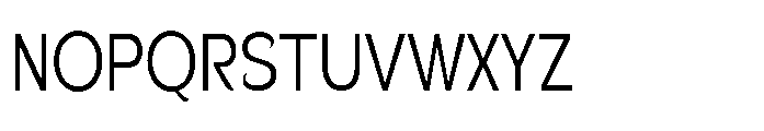 Velion Light Condensed Font UPPERCASE