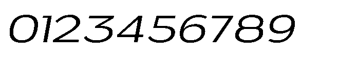 Velion Light Expanded Oblique Font OTHER CHARS
