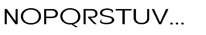 Velion Light Expanded Font UPPERCASE