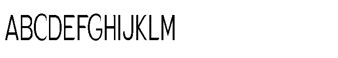 Velion Light Extra Condensed Font UPPERCASE