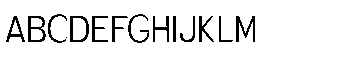 Velion Light Semi Condensed Font UPPERCASE