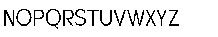 Velion Light Semi Condensed Font UPPERCASE