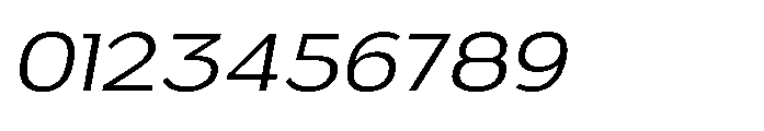 Velion Light Semi Expanded Oblique Font OTHER CHARS