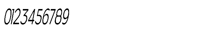 Velion Light Ultra Condensed Oblique Font OTHER CHARS