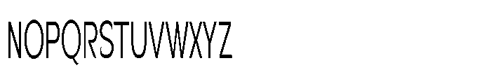 Velion Light Ultra Condensed Font UPPERCASE