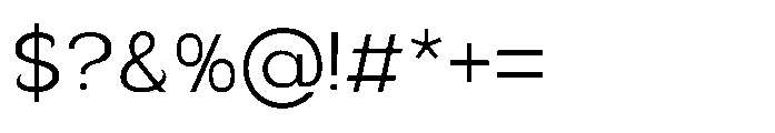 Velion Light Font OTHER CHARS