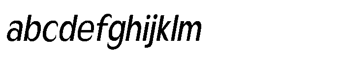 Velion Medium Condensed Oblique FONT