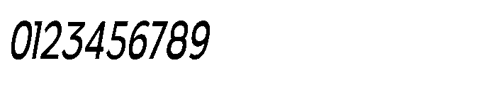 Velion Medium Extra Condensed Oblique Font OTHER CHARS