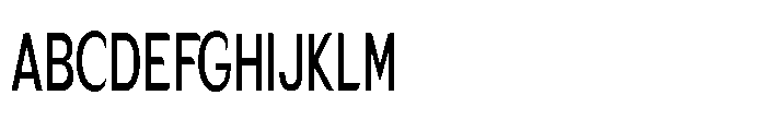 Velion Medium Extra Condensed Font UPPERCASE