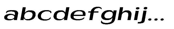 Velion Medium Extra Expanded Oblique FONT