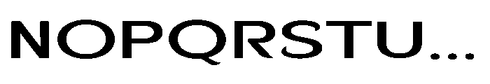 Velion Medium Extra Expanded Font UPPERCASE