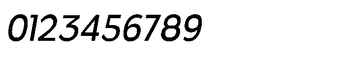 Velion Medium Semi Condensed Oblique Font OTHER CHARS