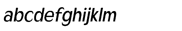 Velion Medium Semi Condensed Oblique FONT