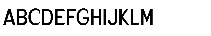 Velion Medium Semi Condensed Font UPPERCASE
