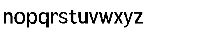 Velion Medium Semi Condensed Font LOWERCASE