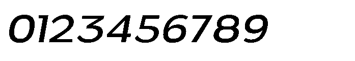 Velion Medium Semi Expanded Oblique Font OTHER CHARS