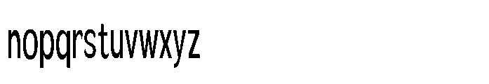 Velion Medium Ultra Condensed Font LOWERCASE