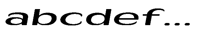 Velion Medium Ultra Expanded Oblique FONT