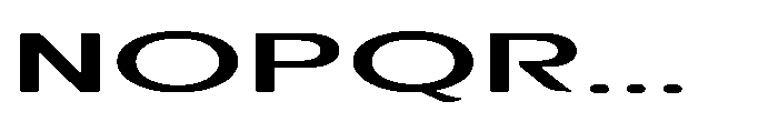 Velion Medium Ultra Expanded Font UPPERCASE