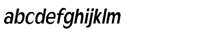 Velion Semi Bold Condensed Oblique FONT