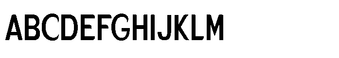 Velion Semi Bold Condensed Font UPPERCASE