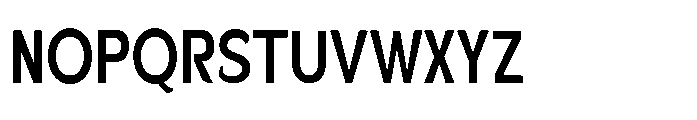 Velion Semi Bold Condensed Font UPPERCASE