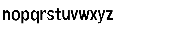 Velion Semi Bold Condensed Font LOWERCASE