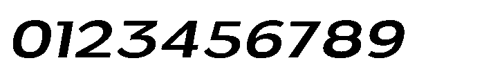 Velion Semi Bold Expanded Oblique Font OTHER CHARS