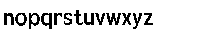 Velion Semi Bold Semi Condensed Font LOWERCASE