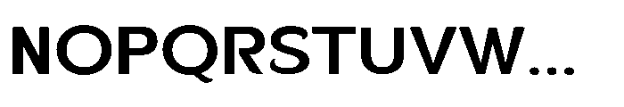 Velion Semi Bold Semi Expanded Font UPPERCASE