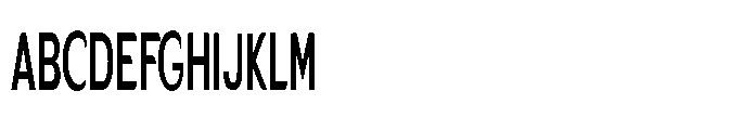 Velion Semi Bold Ultra Condensed Font UPPERCASE