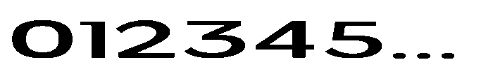 Velion Semi Bold Ultra Expanded Font OTHER CHARS