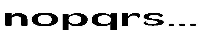 Velion Semi Bold Ultra Expanded Font LOWERCASE