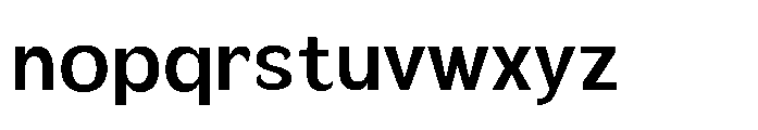 Velion Semi Bold Font LOWERCASE