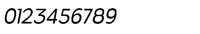 Velion Semi Condensed Oblique Font OTHER CHARS