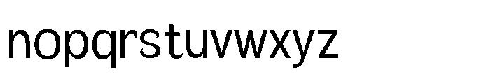 Velion Semi Condensed Font LOWERCASE