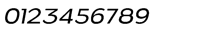 Velion Semi Expanded Oblique Font OTHER CHARS