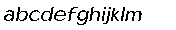 Velion Semi Expanded Oblique FONT