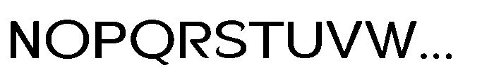 Velion Semi Expanded Font UPPERCASE
