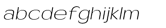 Velion Thin Expanded Oblique FONT