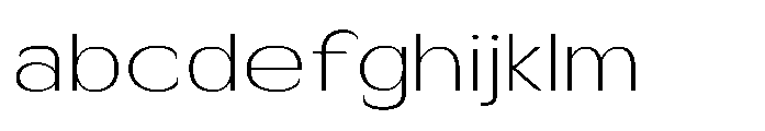 Velion Thin Expanded FONT