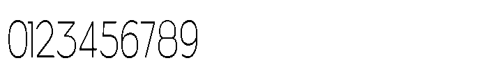 Velion Thin Extra Condensed Font OTHER CHARS