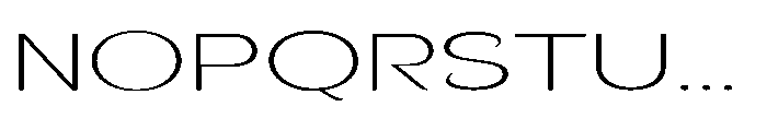 Velion Thin Extra Expanded Font UPPERCASE