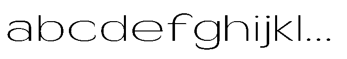 Velion Thin Extra Expanded FONT